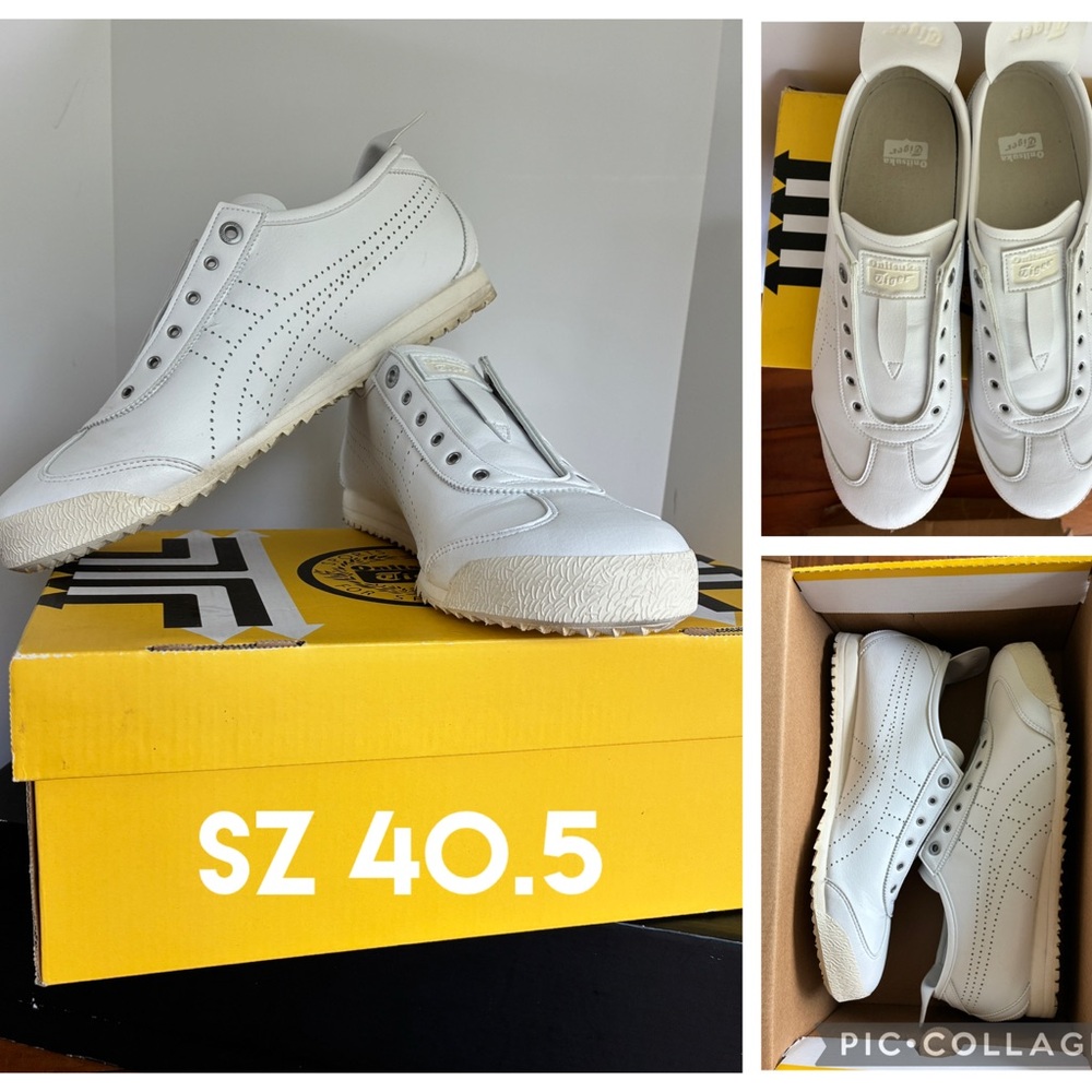 Onitsuka Tiger MEXICO 66 slip-on sneaker size EU 40.5 Women 9 White